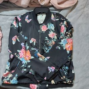Floral Bomber Jacket
